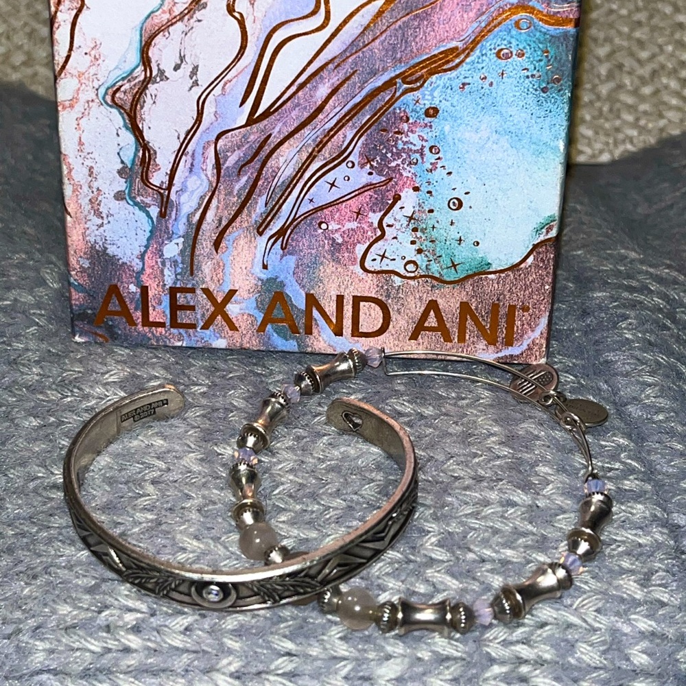Alex and Ani Bracelet Set